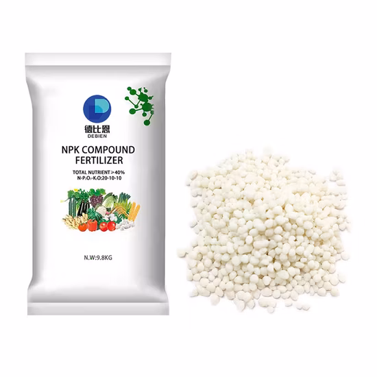 Agricultural Grade NPK 17-17-17 Compound Fertilizer Blue Color Granule Manufacturer in China