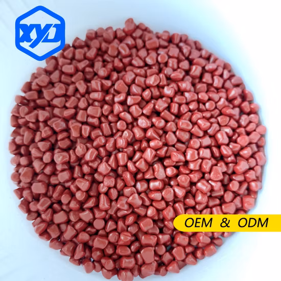 Red PE/PP/PS/ABS/Pet/PC Pigment Plastic Color Masterbatch Granules